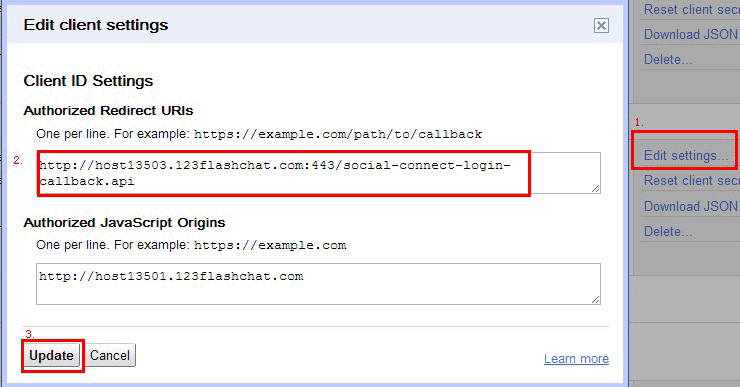 Google Recommended Method to Verify Domain of 123 Flash Chat, Chat Software