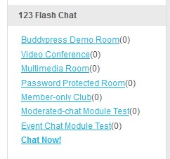 BuddyPress Chat Status, 123 Flash Chat BuddyPress Chat Status, 123 Flash Chat