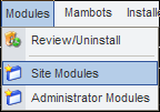 Configure chat module's running mode