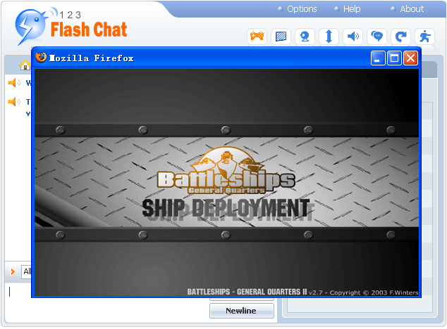 Play games in 123FlashChat